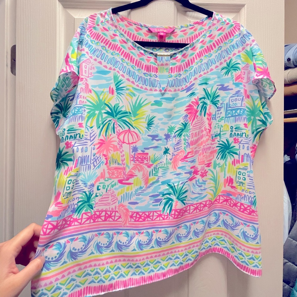 Lilly Pulitzer flowy top